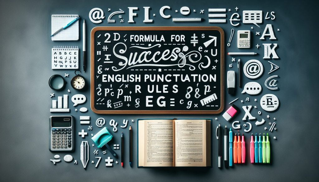 Формула успеха: punctuation rules ЕГЭ английский