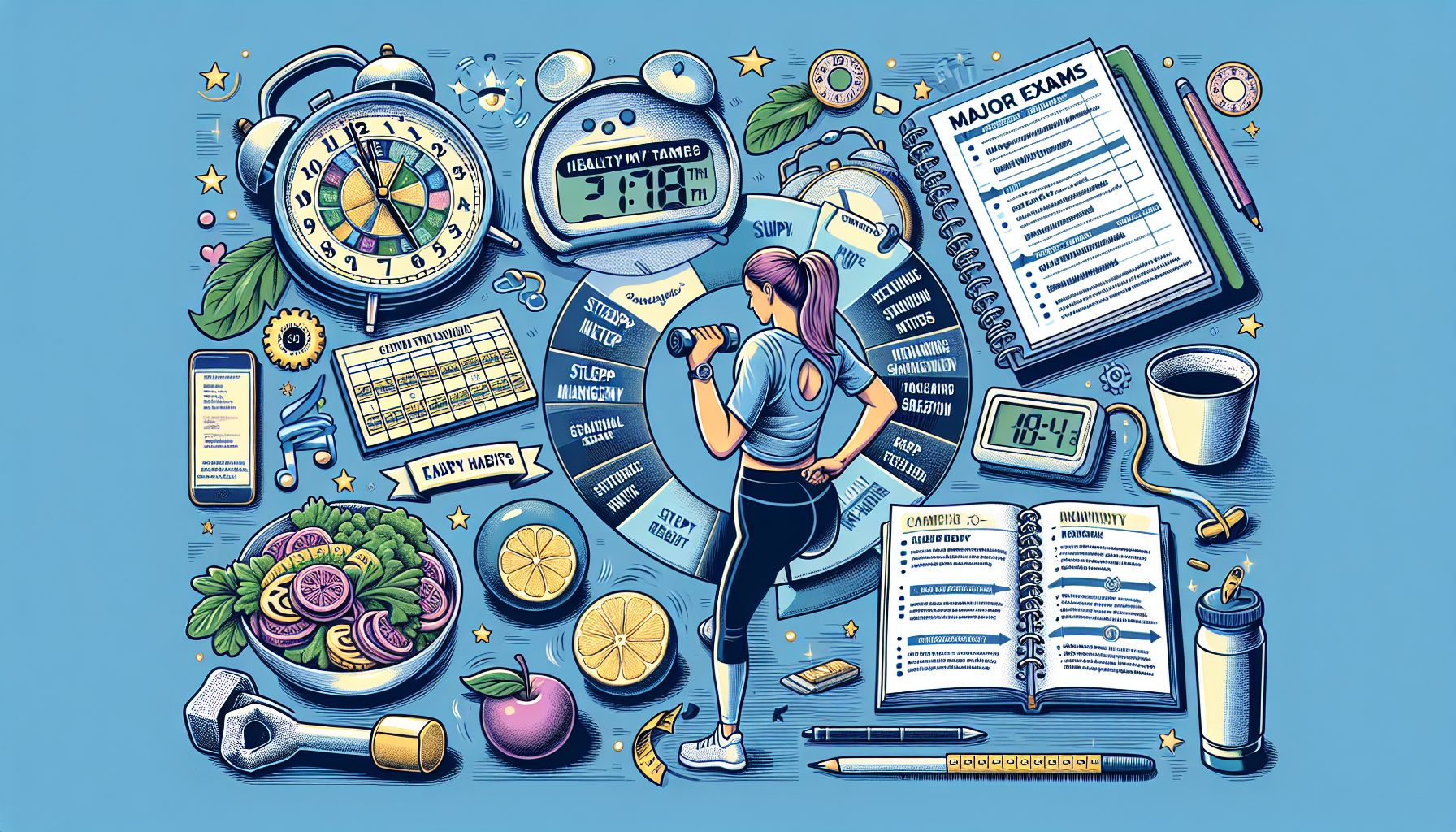 Связываем здоровый режим и тайм-менеджмент перед ЕГЭ