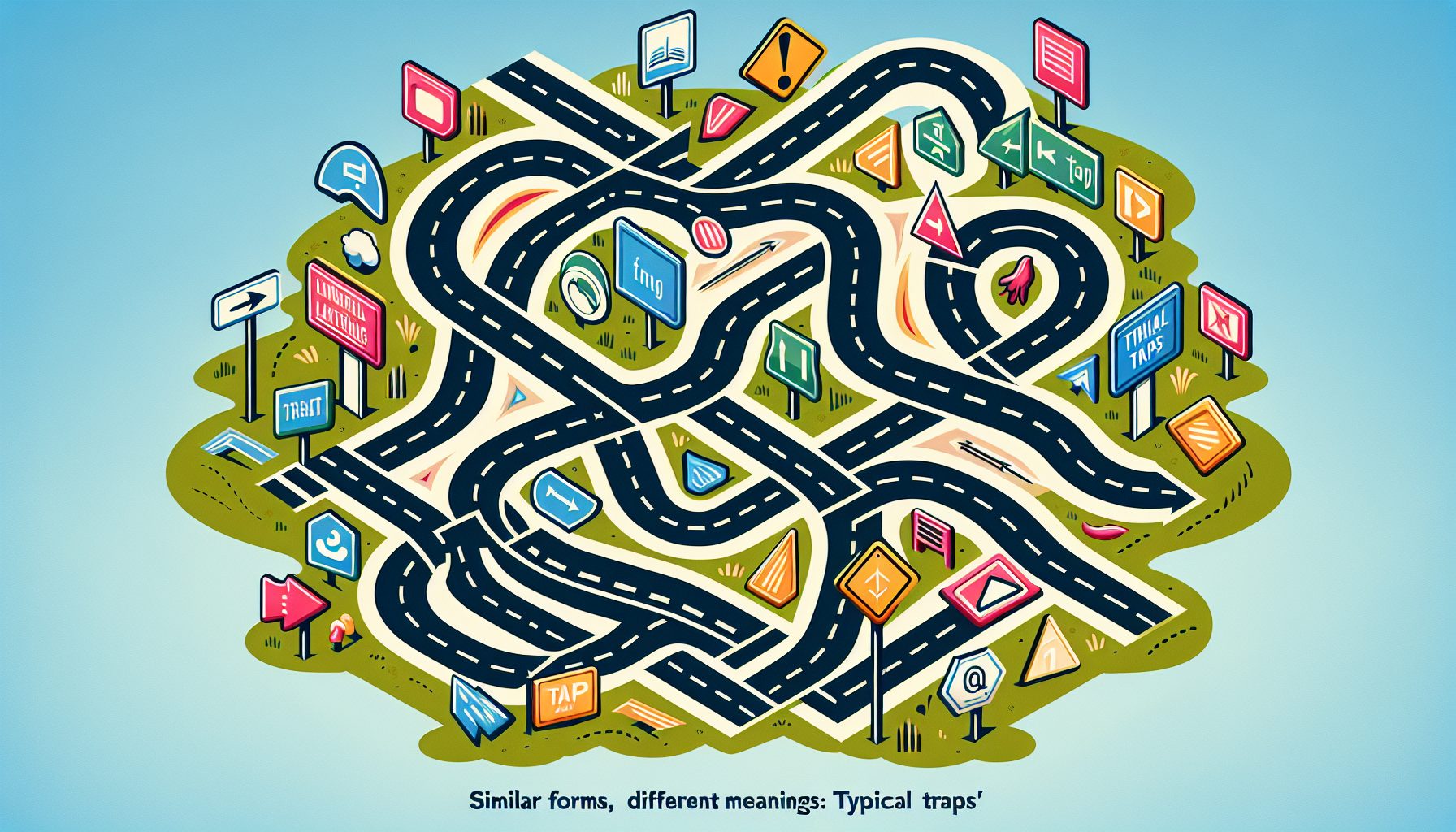 Схожие формы, разные значения: типичные ловушки