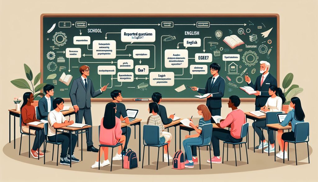 Школа ЕГЭ: английский — reported questions
