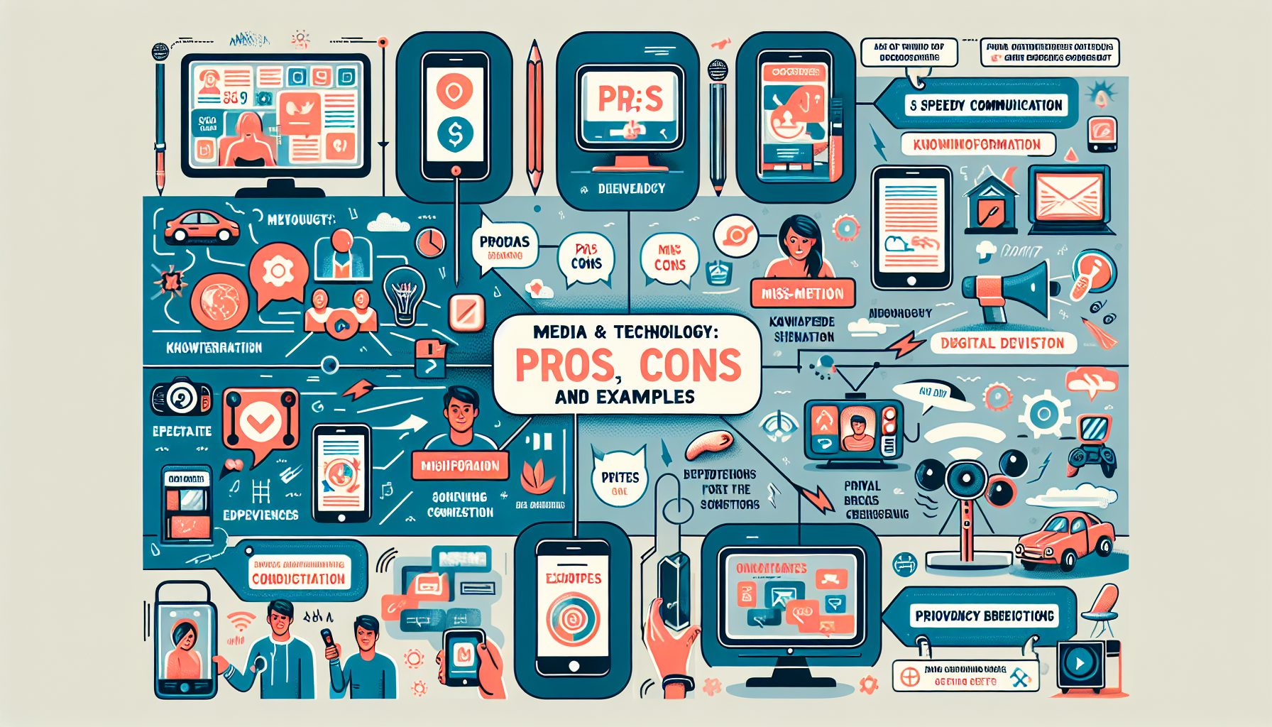 Media and Technology: плюсы, минусы и примеры
