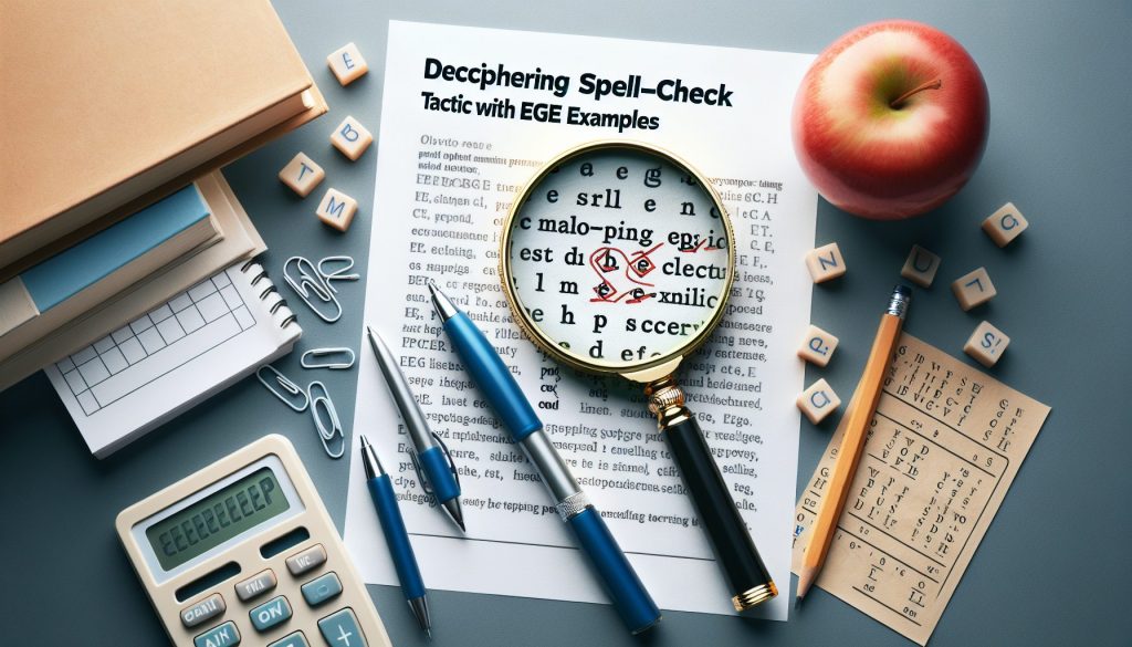 Разбираем spell‑check tactics на примерах ЕГЭ