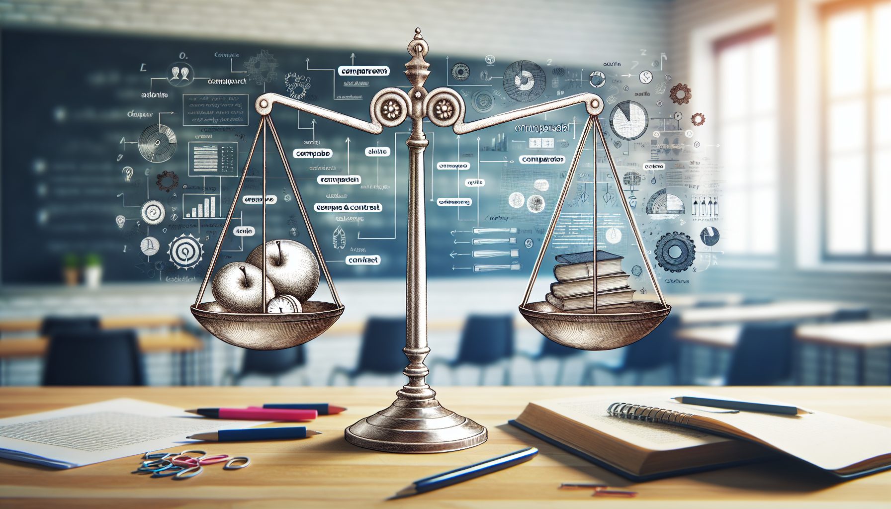 Что вообще такое «compare and contrast»