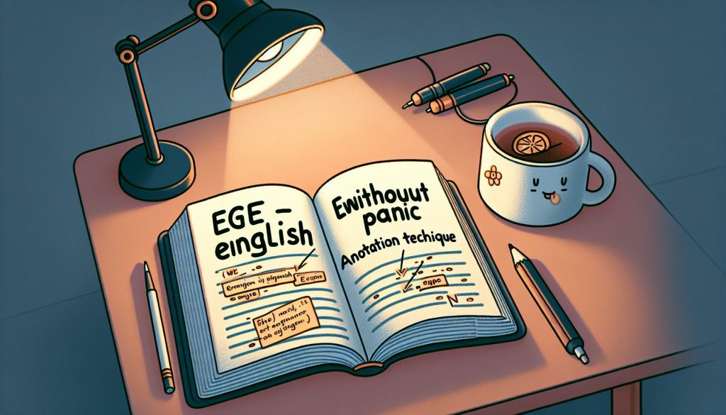 ЕГЭ‑англ без паники: annotation technique