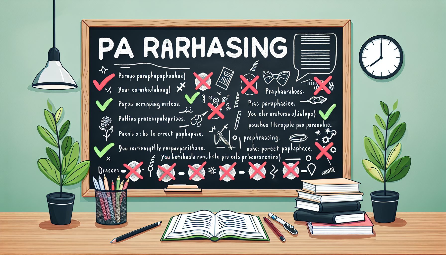 Типичные ошибки при перефразировании