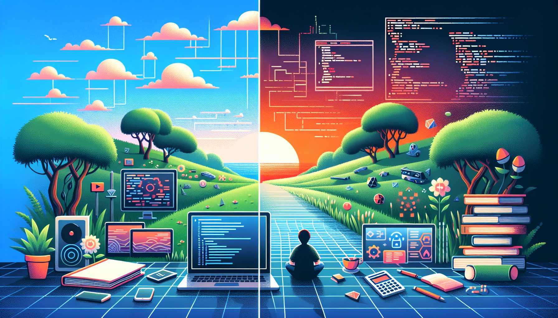 Баланс между цифровым и реальным