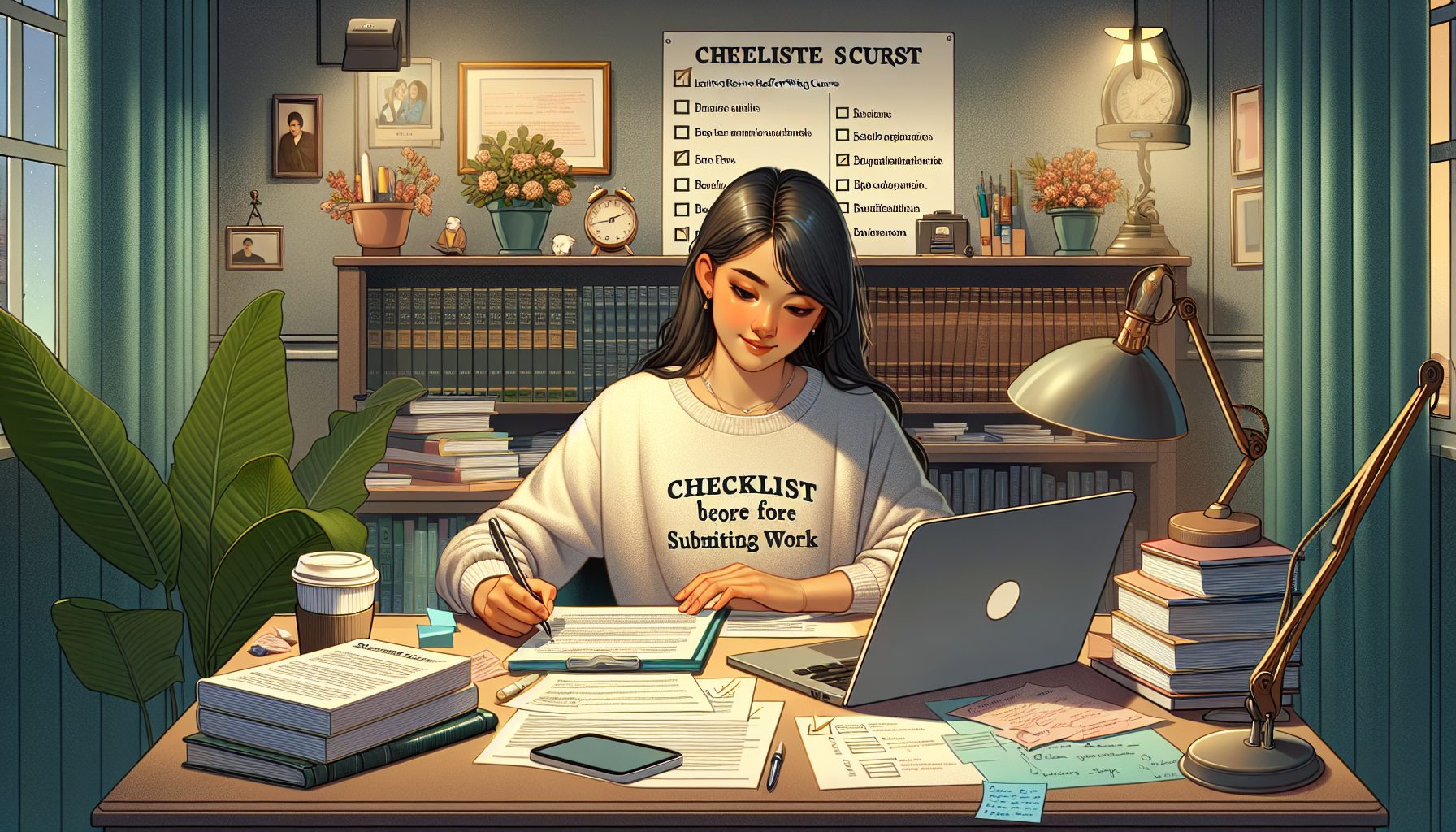 Чек-лист перед сдачей работы