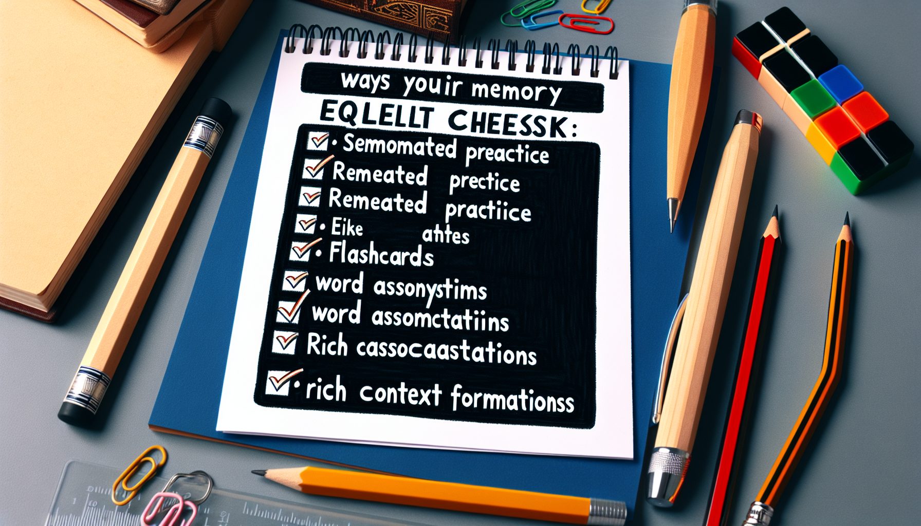 Чек-лист для тех, кто хочет запомнить быстрее