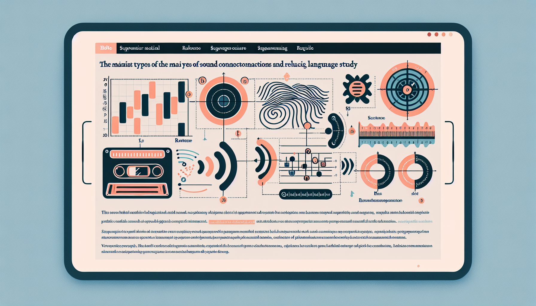 Главные типы соединений звуков и редукций