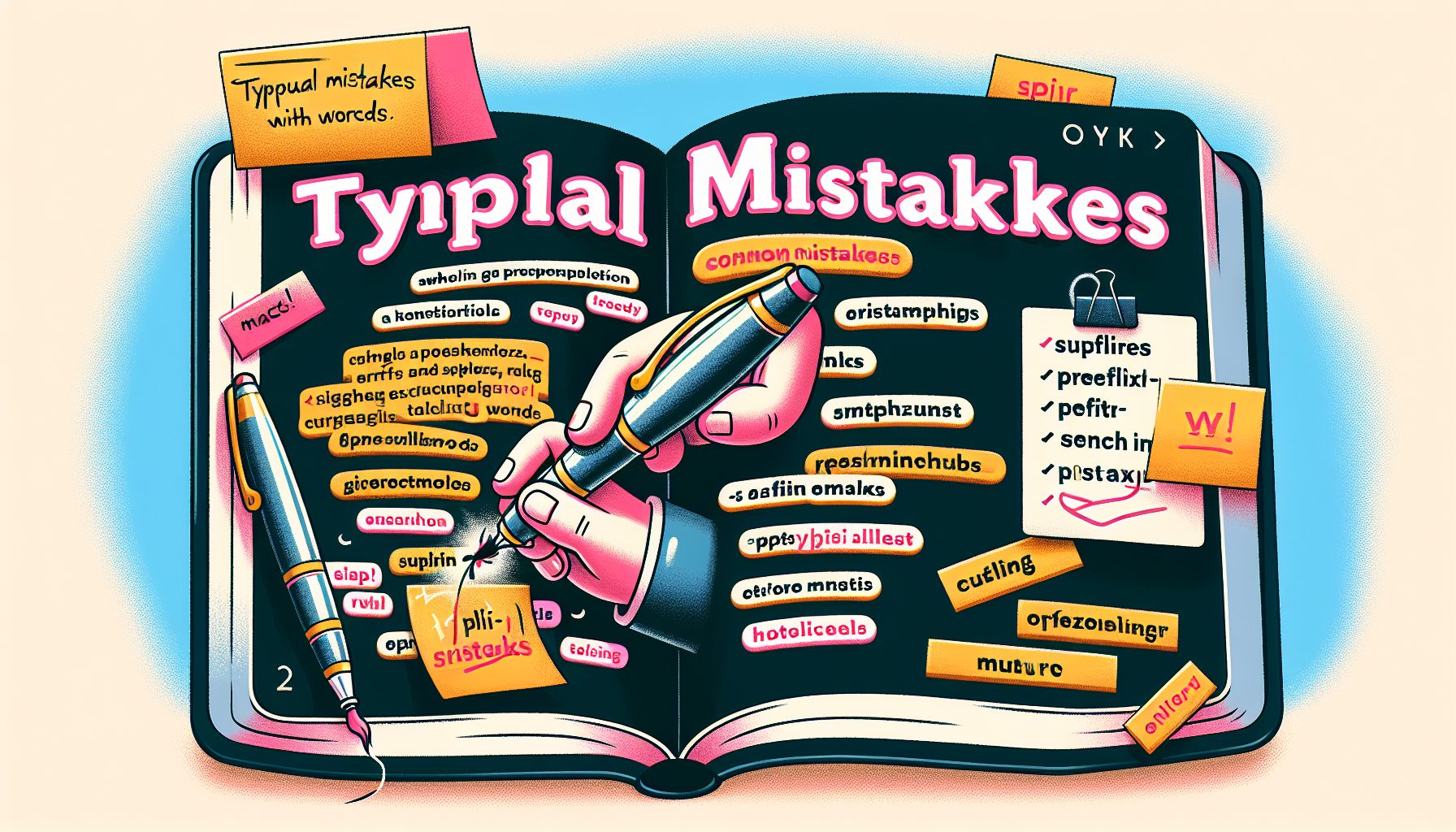 Типичные ошибки при работе со словами