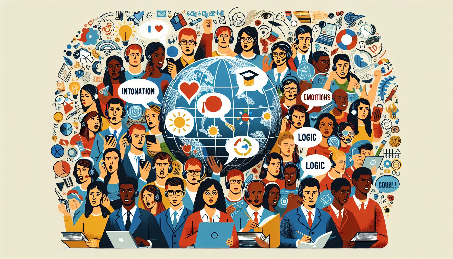 Интонация — эмоции и логика