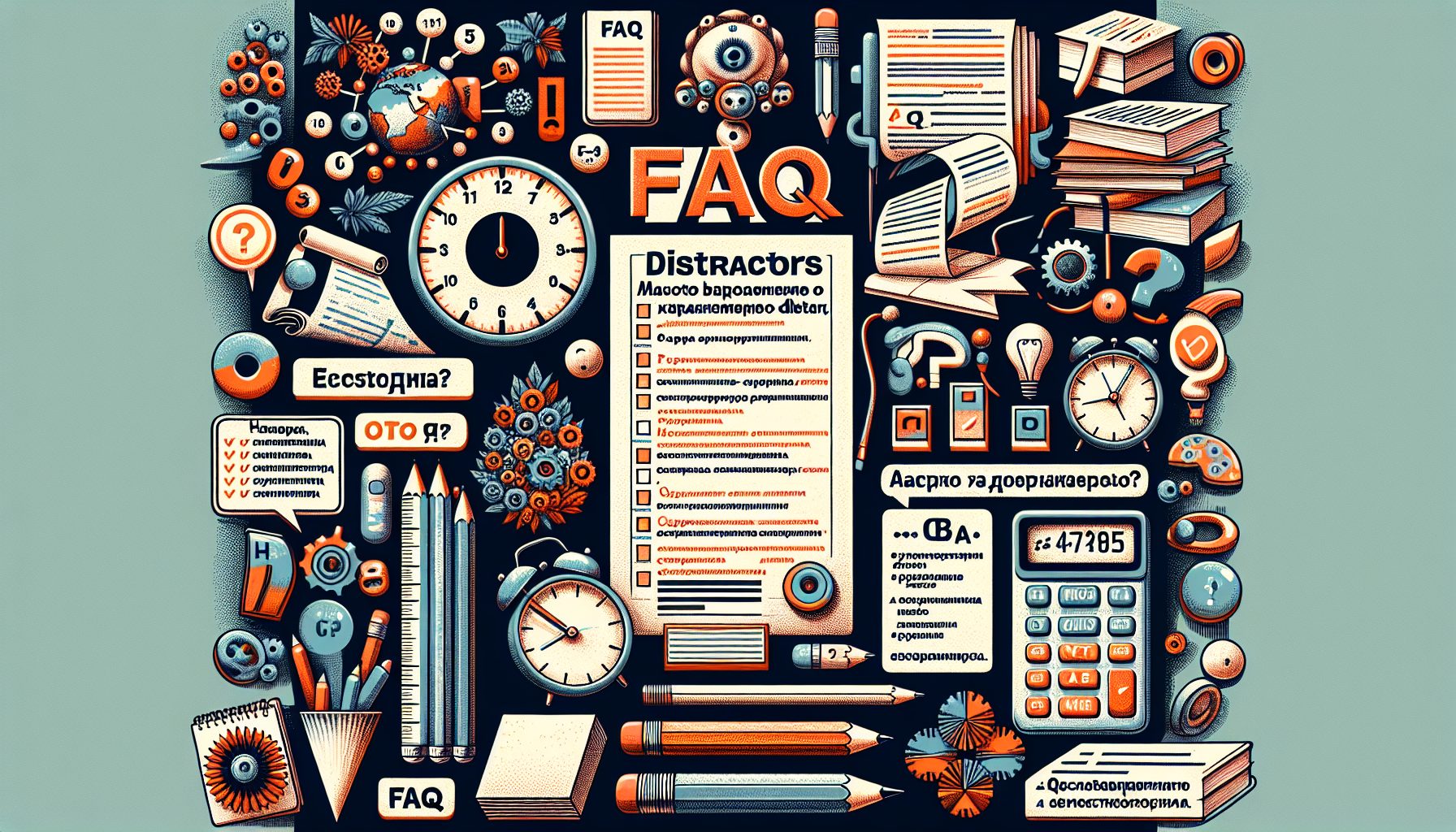 FAQ: часто задаваемые вопросы о distractors
