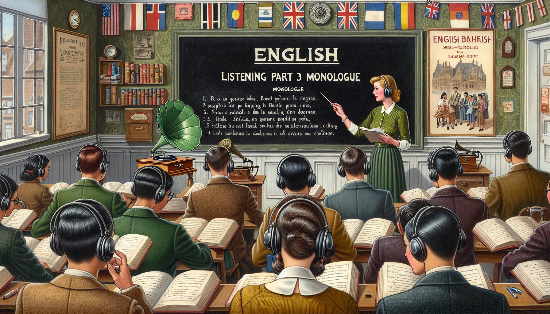 Что представляет собой listening Part 3 monologue